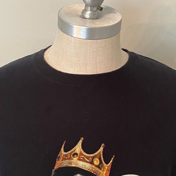 Crowned Baby Biggie Notorious BIG Black T-Shirt(85) - Picture 7 of 9